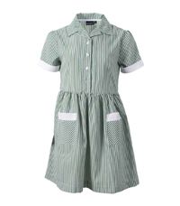 red striped school summer dress