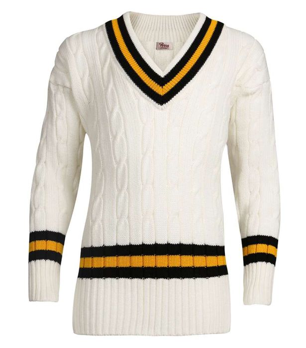 Black and yellow off white jumper hot sale